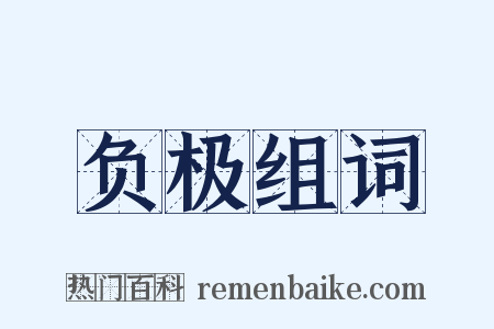 负极组词是什么意思的图片